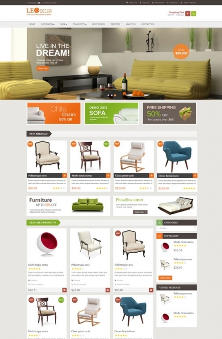 Decor Prestashop Theme