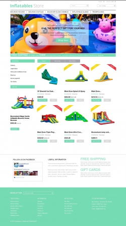 Inflatables Store - Darmowy Szablon Prestashop